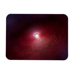 Magnet Flexible Une Étoile De Neutron Avec Un Disque De Poussière