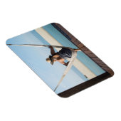 Magnet Flexible Une Femme Assis Sur Un Hamac Dans Un Petit Hôtel (Côté Droit)