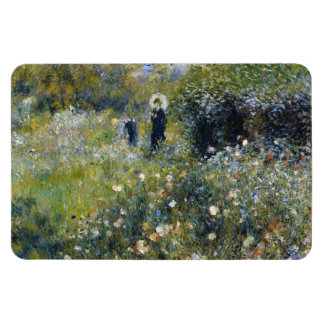 Magnet Flexible Une femme avec un parasol dans un jardin par Augus