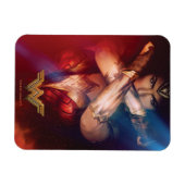 Magnet Flexible Une Femme Merveilleuse Blocage Avec Des Bracelets (Horizontal)