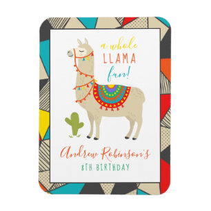 Magnet Flexible Une fête d'anniversaire animale d'amusement entie
