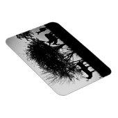 Magnet Flexible Une image de cerfs dans la brume matinale (Côté Droit)