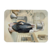 Magnet Flexible Une jeune fille arabe de retour du hammam au Caire (Horizontal)