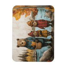 Une Journée D'Automne Avec La Famille Des Ours Au