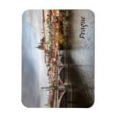 Magnet Flexible Une journée orageuse à Prague photo souvenir (Vertical)