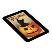 Magnet Flexible Une joyeuse Halloween par Ellen Clapsaddle, Chat V (Côté Droit)