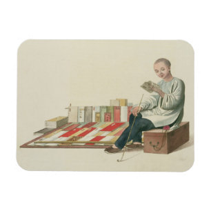 Magnet Flexible Une libraire, plaquent 6 "du costume de la Chine",