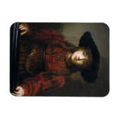 Magnet Flexible Une mariée juive - Rembrandt - 1641 (Horizontal)