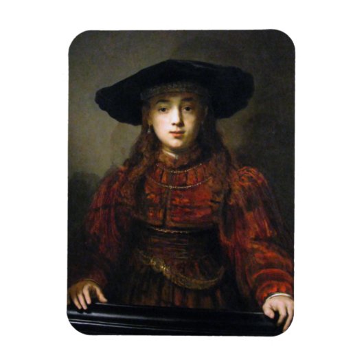 Magnet Flexible Une mariée juive - Rembrandt - 1641 (Vertical)