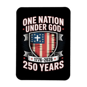 Magnet Flexible Une nation sous Dieu 1776 2026