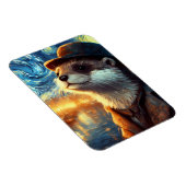 Magnet Flexible Une Otter dans la nuit étoilée (Côté Droit)