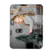 Magnet Flexible Une paix élégante | Photo de vacances (Vertical)