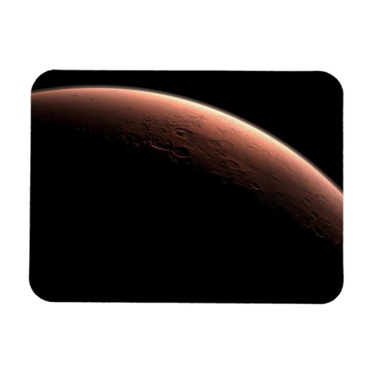 Magnet Flexible Une Partie De Mars À La Limite De La Lumière Et De (Horizontal)