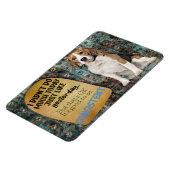Magnet Flexible Une pensée hilarante de votre aimant Beagle (Côté Gauche)