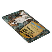 Magnet Flexible Une pensée hilarante de votre aimant Beagle (Côté Droit)