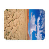 Magnet Flexible Une plaine désertique fissurée (Horizontal)