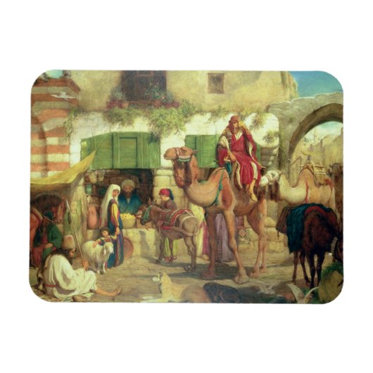 Magnet Flexible Une rue à Jérusalem, 1867 (Horizontal)