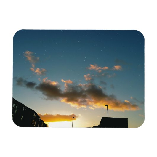 Magnet Flexible Une rue couronnée d'étoiles (Horizontal)