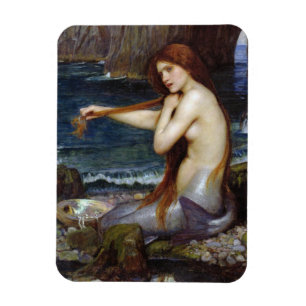 Magnet Flexible Une sirène [John William Waterhouse]