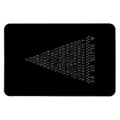 Magnet Flexible Une tranche typographique de Pi (Horizontal)