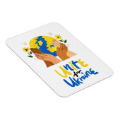 Magnet Flexible Une unité mondiale pour l'Ukraine (Côté Droit)