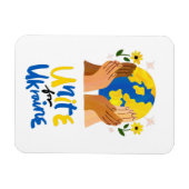 Magnet Flexible Une unité mondiale pour l'Ukraine (Horizontal)