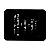 MAGNET FLEXIBLE UNE VIE POSITIVE DES CITATIONS MOTIVATIVES PENSER (Horizontal)