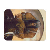 Magnet Flexible Une vieille montagne Troll (Horizontal)