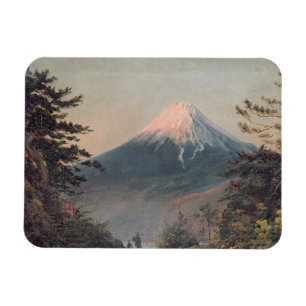 Magnet Flexible Une vue de bâti Fusiyama avec des figures dans le