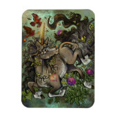 Magnet Flexible Unicorne au coeur sauvage (Vertical)