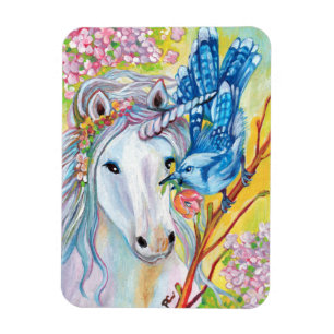 Magnet Flexible Unicorne de printemps