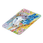 Magnet Flexible Unicorne de printemps (Côté Gauche)