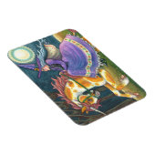 Magnet Flexible UNICORNE DE TÉMOIGNAGE ET HALLOWEEN, CHAT NOIR Ima (Côté Droit)