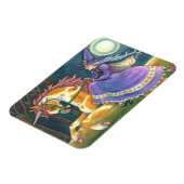 Magnet Flexible UNICORNE DE TÉMOIGNAGE ET HALLOWEEN, CHAT NOIR Ima (Côté Gauche)