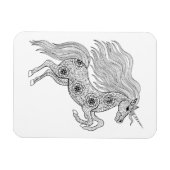 Magnet Flexible Unicorne magique inspirée (Horizontal)