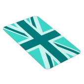 Magnet Flexible Union Jack 2 turquoise et sarcelle (Côté Droit)