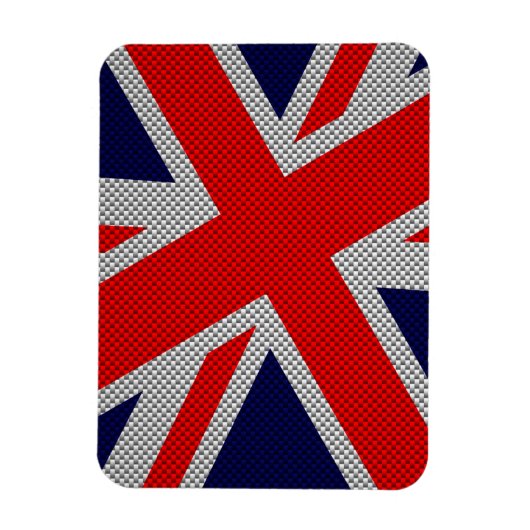 Magnet Flexible Union Jack dynamique sur l'impression en fibre de  (Vertical)