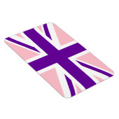 Magnet Flexible Union Jack rose violet (Côté Droit)