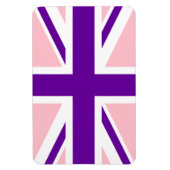 Magnet Flexible Union Jack rose violet (Vertical)
