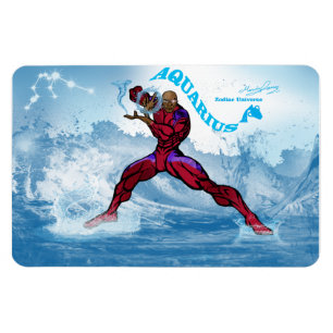 Magnet Flexible Univers Zodiac - Aimant Aquarius