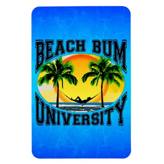 Magnet Flexible Université Beach Bum (Vertical)