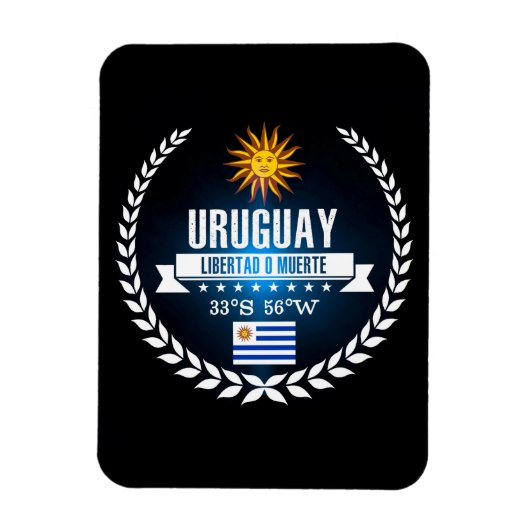 Magnet Flexible Uruguay (Vertical)