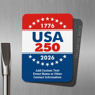 Magnet Flexible USA 250 - America's Birthday Classic - 1776-2026