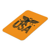 Magnet Flexible USA Eagle Patriotic Desig - Style Etoile et Stripe (Côté Gauche)