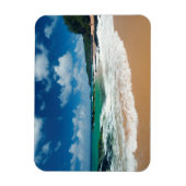 Magnet Flexible USA, Kauai, Hawaï. Une Femme Marche Les Rochers (Vertical)