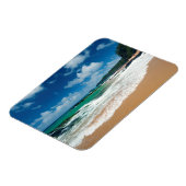 Magnet Flexible USA, Kauai, Hawaï. Une Femme Marche Les Rochers (Côté Gauche)