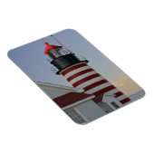 Magnet Flexible USA, Maine, Lubec. West Quoddy Head Lighthouse (Côté Droit)