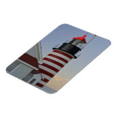 Magnet Flexible USA, Maine, Lubec. West Quoddy Head Lighthouse (Côté Gauche)