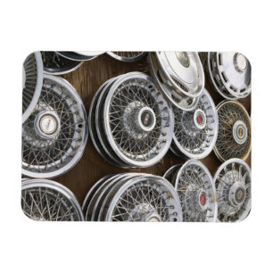 Magnet Flexible USA, Nouveau Mexique, Prewitt : Auto Hubcaps / Rt.