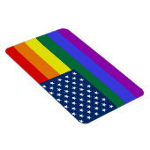 Magnet Flexible USA Rainbow Pride (Côté Droit)
